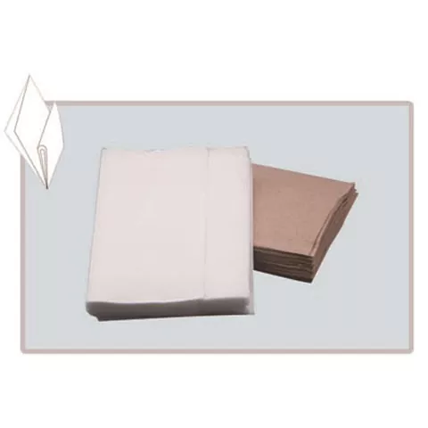 Off-fold dispenser napkin